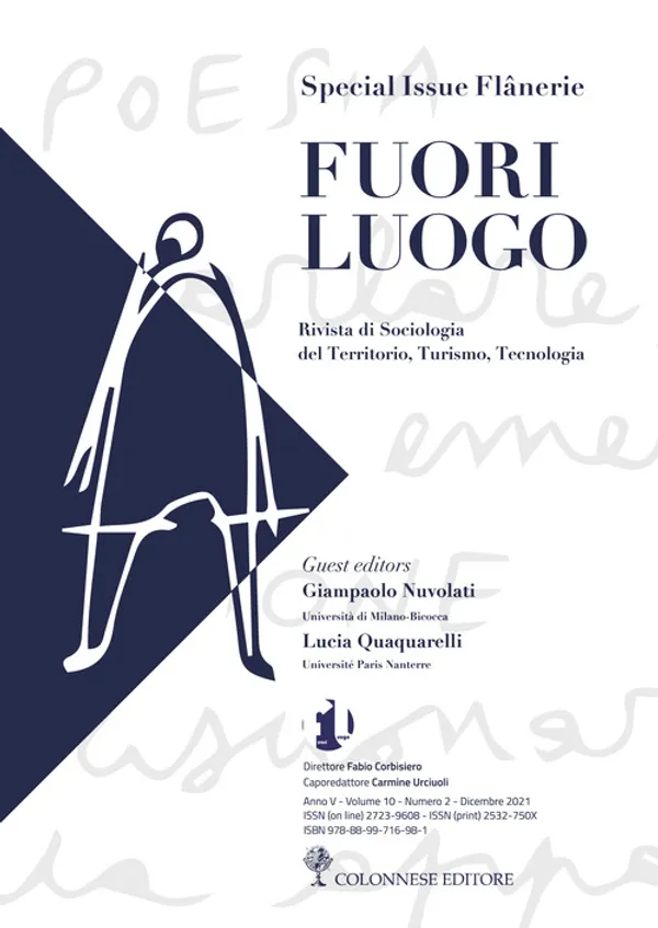 Copertina di Fuori luogo. Rivista di sociologia del territorio, turismo, tecnologia (2021). Vol. 2