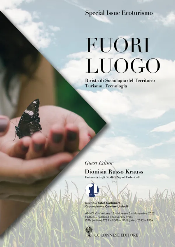 Copertina di Fuori luogo. Rivista di sociologia del territorio, turismo, tecnologia (2022). Vol. 2: Special Issue Ecoturismo