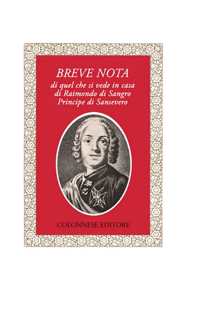 Copertina di Breve nota di quel che si vede in casa di Raimondo di Sangro principe di Sansevero